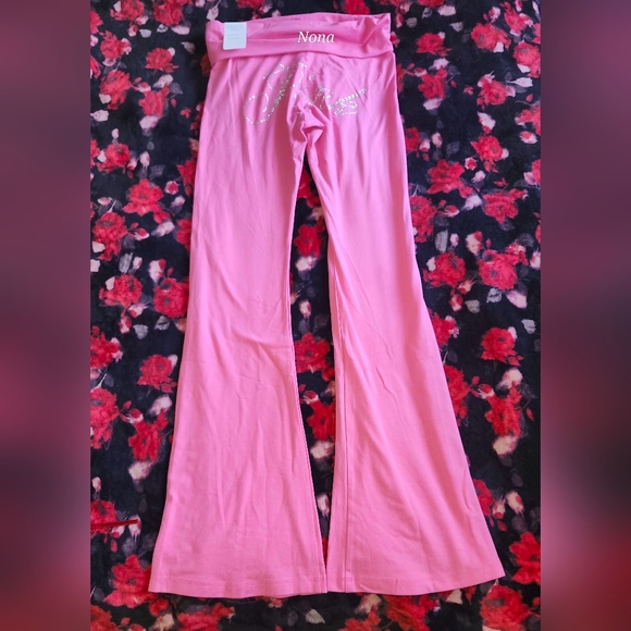 PINK VS Carmine Rose Bling Set size Large NWT - Picture 12 of 13